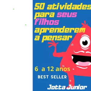 Imagem de capa para o Ebook 50 atividades para seus filhos aprenderem a pensar