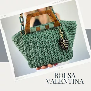 Curso Bolsa Valentina - Curso de Crochê