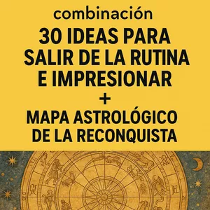 Imagen de portada para Ebook combinación : 30 Ideas Para Salir de la Rutina e Impresionar +  Mapa Astrológico de la Reconquista