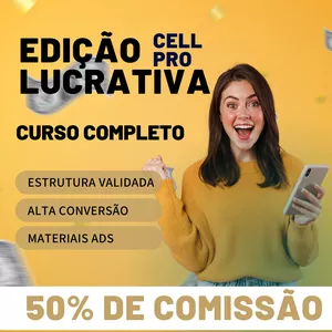 Imagem de capa para o Curso online Cell Pro - Edição Lucrativa com Celular