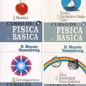 Imagem de capa para o Ebook Curs0 de Física Básica Vol. 1 a 4, Mecânica, Fluidos, Oscilações e Ondas, Calor, Eletromagnetismo, ótica, Relatividade, Física Quântica em Pdf completo