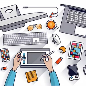 Imagem de capa para o Curso online O melhor do designer gráfico 