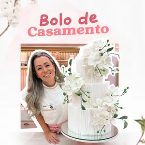 Imagem de capa para o Curso online Bolo de Casamento