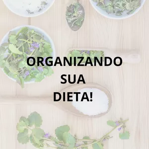 Imagem de capa para o Ebook ORGANIZANDO SUA DIETA! Praticidade e informação!