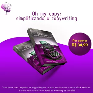 Imagem de capa para o Ebook Oh my copy: simplificando o copywriting