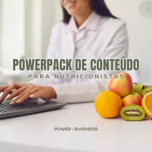 Imagem do curso PowerPack de conteúdo para Nutricionistas