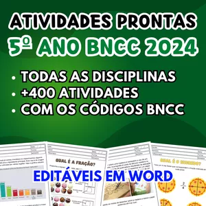 Imagem do curso ATIVIDADES - 5º ANO FUNDAMENTAL - BNCC 2024