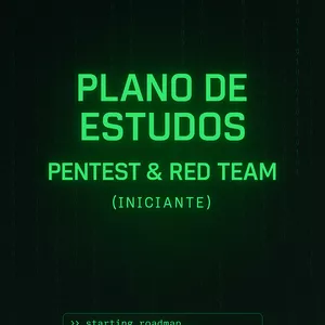 Imagem de capa para o Ebook Plano de Estudos Pentest & Red Team (Iniciante)