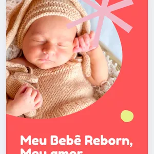 Imagem de capa para o Ebook Bebê Reborn, Meu amor!