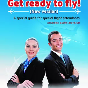 Cover image for Ebook Get Ready to Fly - Livro de Inglês para Comissários de Bordo!