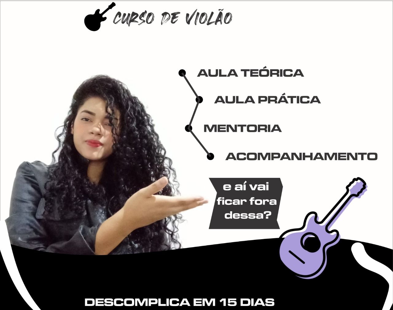 Imagem do curso Curso de violão - Descomplica Em 15 dias 