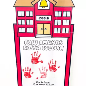 Imagem de capa para o Ebook CARTAZ INTERATIVO DIA DA ESCOLA 