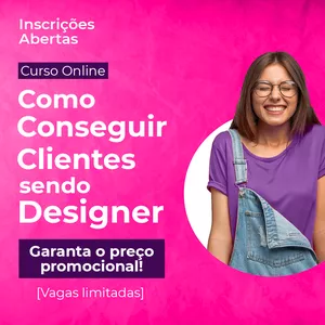 Imagem de capa para o Curso online Como Conseguir Clientes como Designer