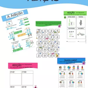 Imagem de capa para o Ebook Aprendendo adição com reagrupamento