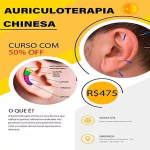 Imagem de capa para o Curso online Auriculoterapia Chinesa
