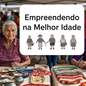 Imagem de capa para o Ebook Empreendendo Na Melhor Idade