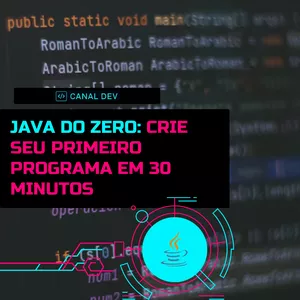 Imagem de capa para o Curso online Java do Zero: Crie Seu Primeiro Programa