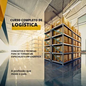 Imagem de capa para o Ebook Curso Completo de Logística