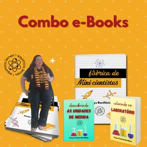 Imagem de capa para o Ebook Combo e-books Fábrica de Mini Cientistas + English version 