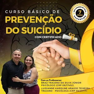 Imagem de capa para o Curso online CURSO BÁSICO DE PREVENÇÃO DO SUICÍDIO