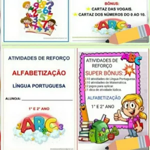 Imagem de capa para o Ebook COMBO COM 3 E-BOOKs COM ATIVIDADES DE REVISÃO/REFORÇO.