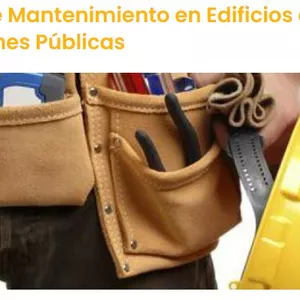 Imagen de portada para Curso online Técnico de Mantenimiento en Edificios e Instalaciones Públicas