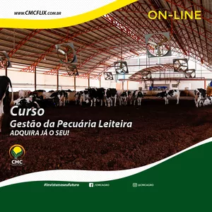 Imagem de capa para o Curso online GESTÃO DA PRODUÇÃO DE BOVINOS LEITEIROS