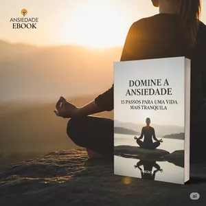 Imagem de capa para o Ebook Domine a Ansiedade: 15 Passos para uma Vida Mais Tranquila