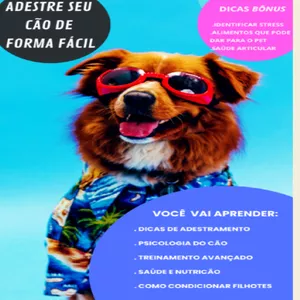 Imagem de capa para o Ebook Curso de Adestramento: Como conhecer ainda mais seu cão