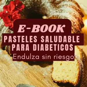 Imagen de portada para Ebook e-Book de pasteles saludables para diabéticos