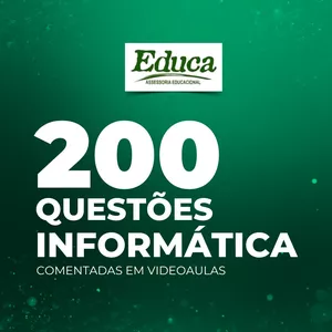 Imagem de capa para o Curso online 200 questões de informática - Banca Educa