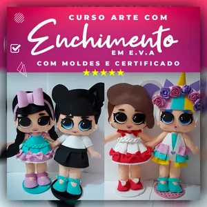 Imagem de Curso Arte com Enchimento em E.V.A criado por BBM na hotmart