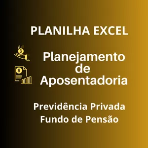 Planilha Planilha Planejamento de Aposentadoria Essencial em Excel