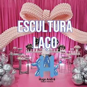 Imagem de capa para o Ebook Projeto Escultura Laço de balões 