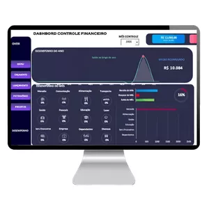 Imagem de capa para o Ebook Planilha Controle Financeiro Pessoal