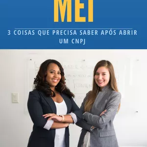 Imagem de capa para o Ebook O MUNDO DO MEI - 3 coisas que precisa saber após abrir seu CNPJ 