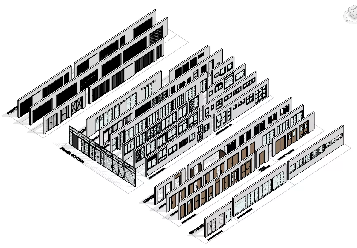 +360 Tipos de Esquadrias Prontas Para Uso Imediato