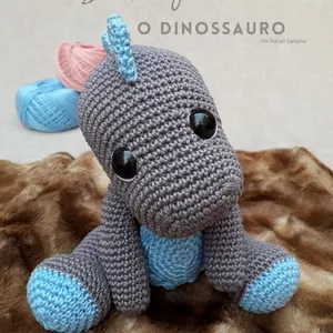 Receita Dinossauro Dingo em Amigurumi 