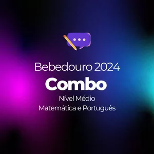 Imagem de capa para o Curso online BEBEDOURO 2024 - COMBO - Médio/Superior - Português e Matemática