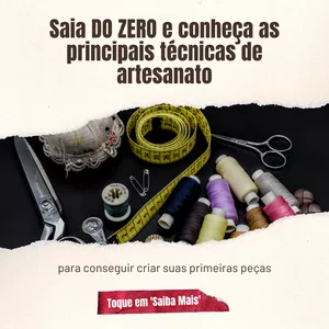 Imagem de Dominando a arte do artesanato  criado por Israel Martins de Brito na hotmart