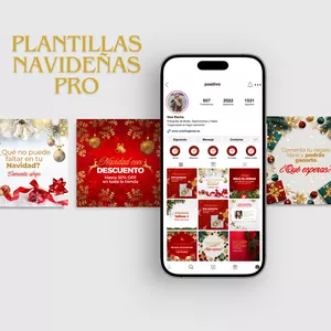 Imagen de portada para Ebook Plantillas Navideñas Pro - Contenido listo en minutos