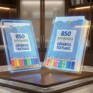 Imagem de capa para o Ebook PACK 850 Atividades de Gêneros Textuais