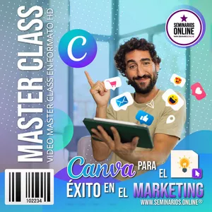 Imagen de portada para Curso online Canva para el Éxito en el Marketing