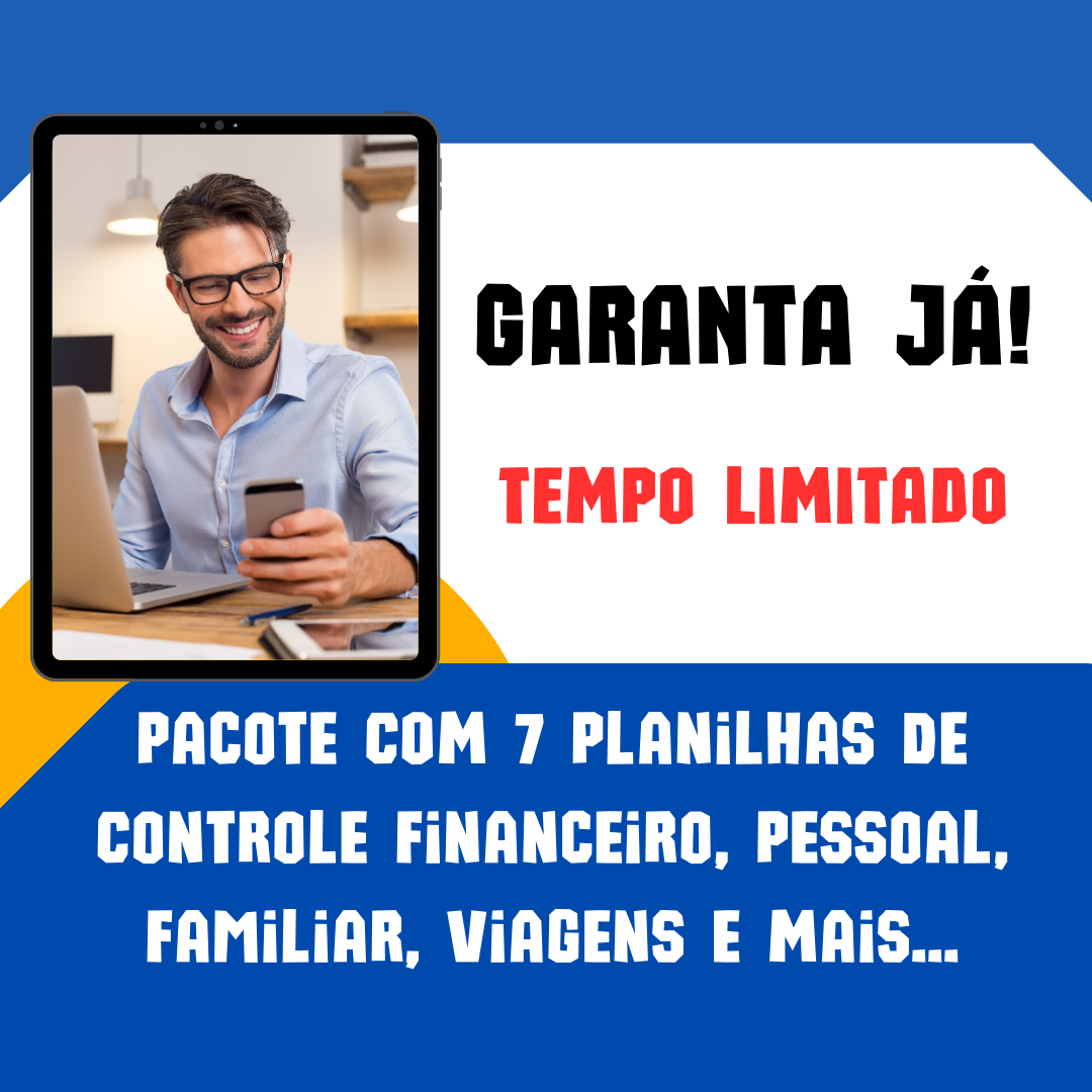 Imagem do curso Planilhas Controle Financeiro - Pessoal, Familiar, Viagens e Mais