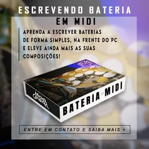 APRENDA A ESCREVER BATERIA MIDI