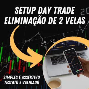 Imagem de capa para o Ebook E-Book Setup Day Trade Eliminação de 2 Velas