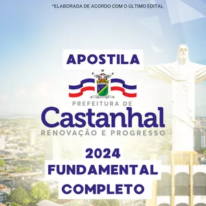 Imagem de capa para o Ebook Apostila castanhal nível fundamental completo 
