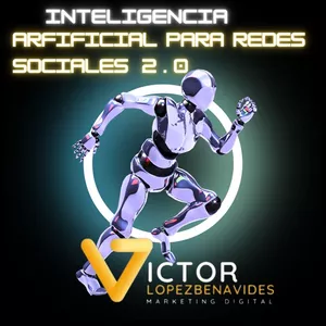 Imagen de portada para Curso online Introducción a inteligencia artificial para crear contenido para  redes sociales
