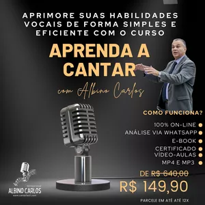 Imagem do curso Técnica Vocal De A a Z (Segredos Revelados)