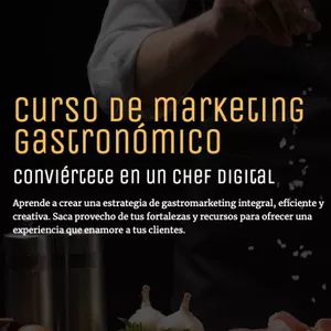 Imagen de portada para Curso online Curso de Marketing Gastronómico